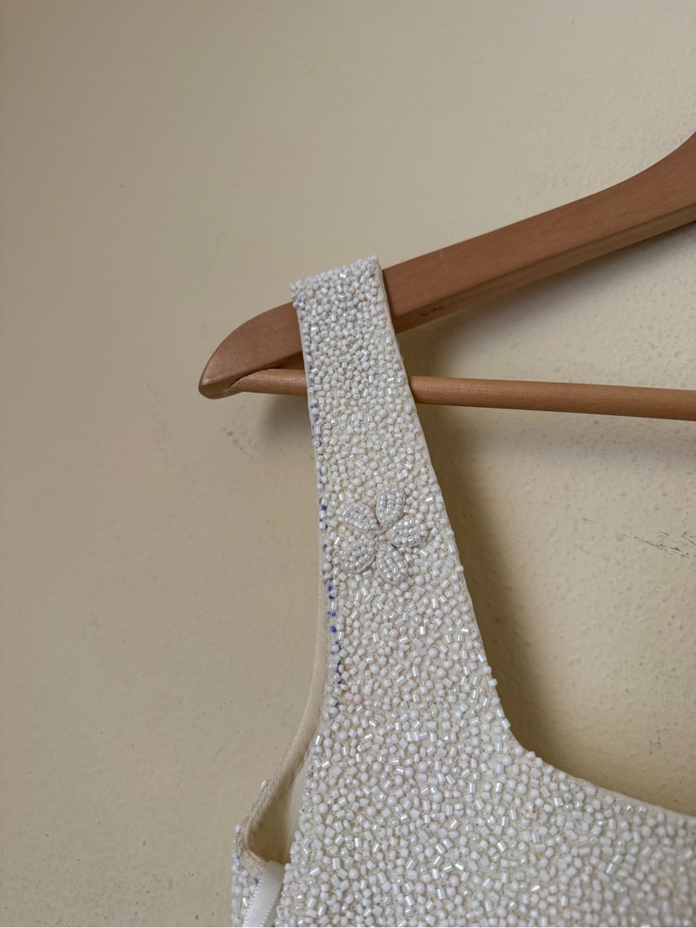 Staud New Le Sable Ivory Cream Mini Dress Small - Picture 3 of 14